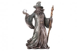Figura Mago Resina 20cm...
