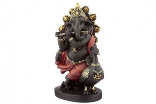 Figura Ganesha Pavo Real...