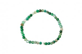 Pulsera Ágata Verde Cuentas...