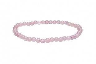 Pulsera Cuarzo Rosa Cuentas...