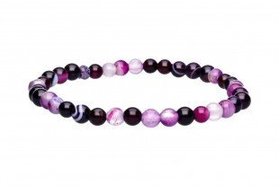 Pulsera Ágata Morada...