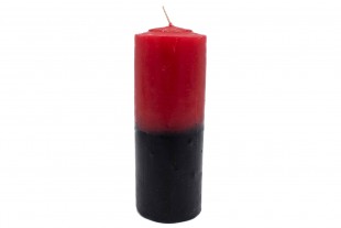 Velón Rojo Negro 16x6 cm...
