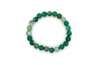 Pulsera Ágata Verde Cuentas...