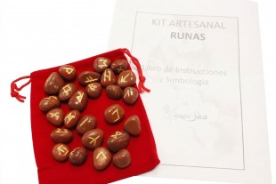 Kit RUNAS JASPE ROJO con...