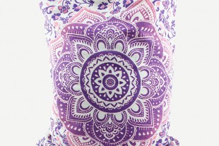 Bolso Tela Mandala Flor Rosa