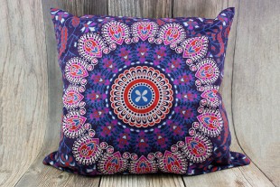 Funda Cojín Mandala Morado...