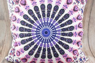 Funda Cojín Mandala Rosa...