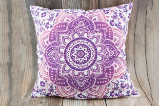 Funda Cojín Flor Mandala...