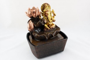 Fuente Ganesha Flor Loto...