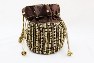 Bolso Bombonera Marrón...