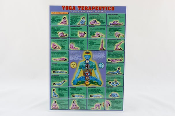 Lámina Yoga Terapéutico A4 doble cara a color