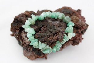 Pulsera Chip Jade Verde...