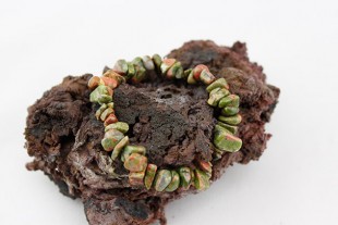 Pulsera Chip Jaspe Verde...