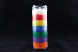 Velón 7 Colores 16x6 cm (7...