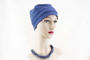 Turbante Oncológico Azul...