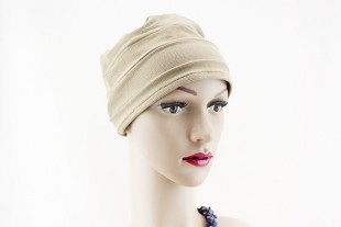 Turbante Oncológico Beige...