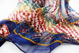 Pañuelo Chifón Estampado...