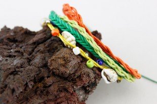 Pulsera 4 Tiras Caracolas...