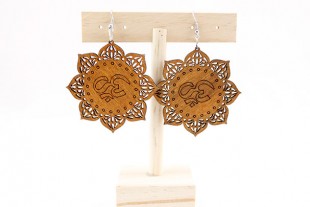 Pendientes Mandala Flor...