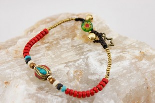 Pulsera Nepal Roja