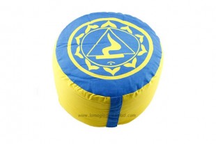 Zafu o Cojín Meditación 3er Chakra Manipura relleno de Fibra