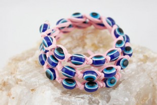 Pulsera Triple Vuelta Ojos...
