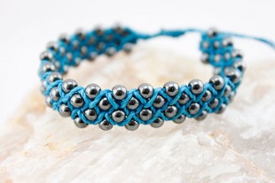 Pulsera 4 Niveles Cuentas...