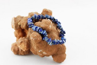 Pulsera Chip Lapislázuli...
