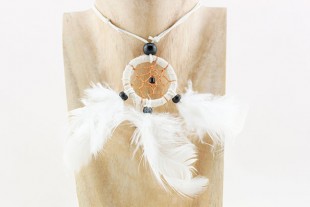 Collar Atrapasueños Blanco