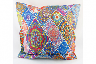 Funda Cojín Étnica Mandalas...
