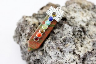 Colgante 7 Chakras Unakita