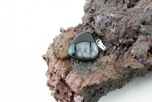 Colgante Corazón Obsidiana