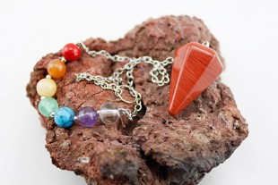 Péndulo 7 Chakras Jaspe Rojo